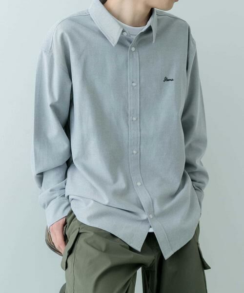 URBAN RESEARCH ITEMS / アーバンリサーチ アイテムズ シャツ・ブラウス | 刺繍オックスレギュラーカラーシャツ | 詳細23