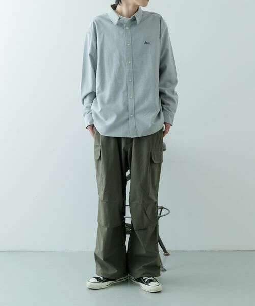 URBAN RESEARCH ITEMS / アーバンリサーチ アイテムズ シャツ・ブラウス | 刺繍オックスレギュラーカラーシャツ | 詳細26