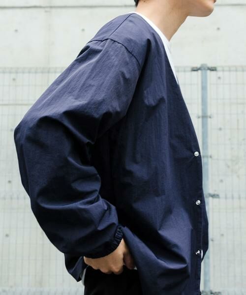 URBAN RESEARCH ITEMS / アーバンリサーチ アイテムズ カーディガン・ボレロ | 『セットアップ対応』ナイロン リングドットボタン カーディガン | 詳細2