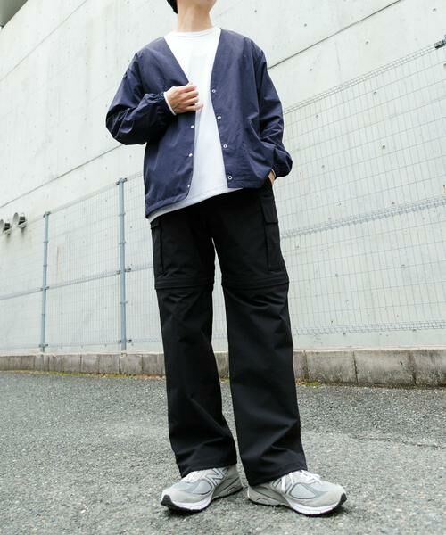 URBAN RESEARCH ITEMS / アーバンリサーチ アイテムズ カーディガン・ボレロ | 『セットアップ対応』ナイロン リングドットボタン カーディガン | 詳細4