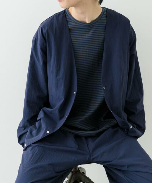 URBAN RESEARCH ITEMS / アーバンリサーチ アイテムズ カーディガン・ボレロ | 『セットアップ対応』ナイロン リングドットボタン カーディガン | 詳細6