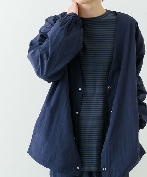 URBAN RESEARCH ITEMS / アーバンリサーチ アイテムズ カーディガン・ボレロ | 『セットアップ対応』ナイロン リングドットボタン カーディガン | 詳細8