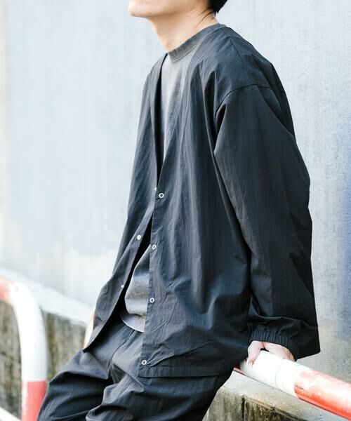 URBAN RESEARCH ITEMS / アーバンリサーチ アイテムズ カーディガン・ボレロ | 『セットアップ対応』ナイロン リングドットボタン カーディガン | 詳細20