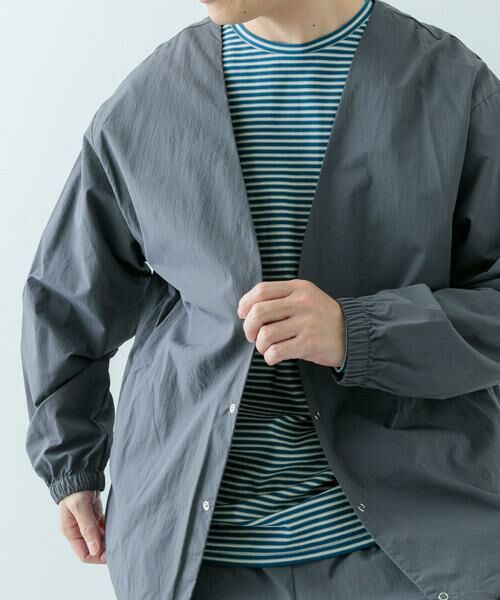 URBAN RESEARCH ITEMS / アーバンリサーチ アイテムズ カーディガン・ボレロ | 『セットアップ対応』ナイロン リングドットボタン カーディガン | 詳細23