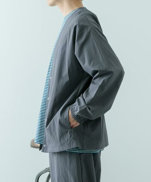 URBAN RESEARCH ITEMS / アーバンリサーチ アイテムズ カーディガン・ボレロ | 『セットアップ対応』ナイロン リングドットボタン カーディガン | 詳細27