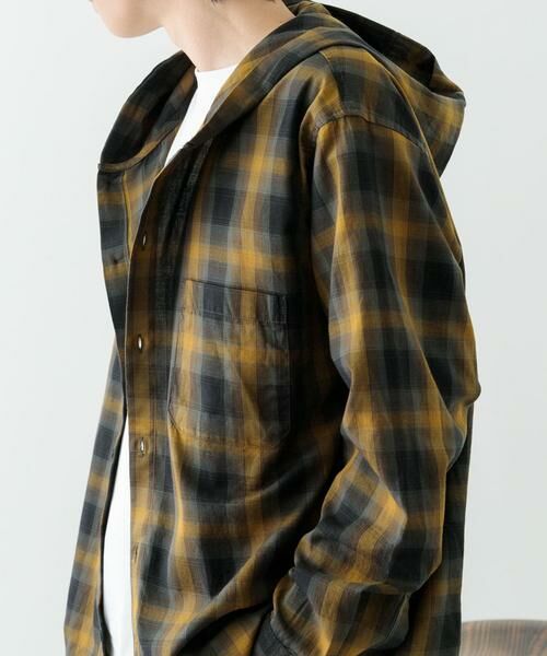 URBAN RESEARCH ITEMS / アーバンリサーチ アイテムズ シャツ・ブラウス | オンブレチェック シャツパーカー | 詳細2