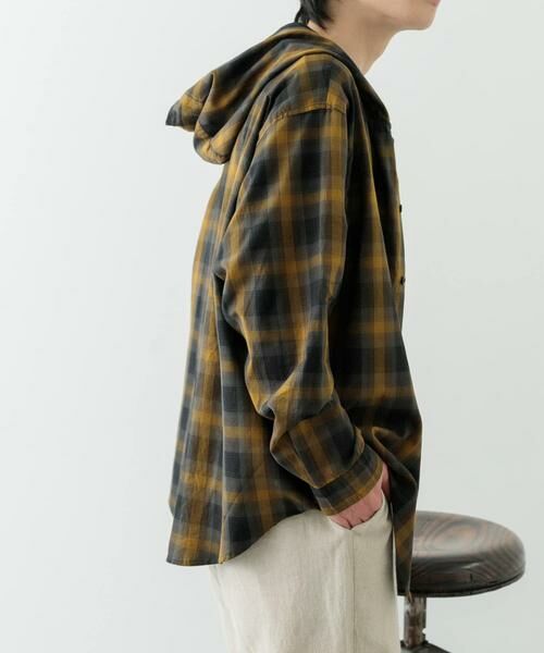 URBAN RESEARCH ITEMS / アーバンリサーチ アイテムズ シャツ・ブラウス | オンブレチェック シャツパーカー | 詳細4