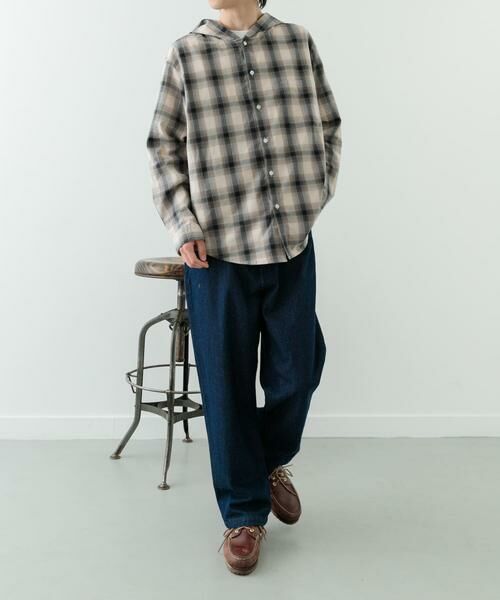 URBAN RESEARCH ITEMS / アーバンリサーチ アイテムズ シャツ・ブラウス | オンブレチェック シャツパーカー | 詳細20