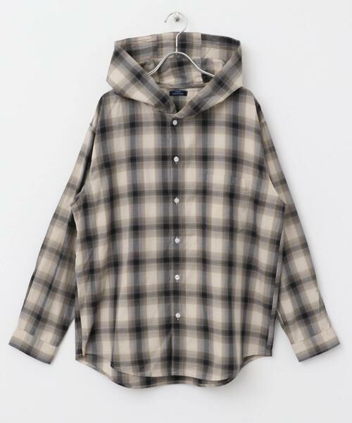 URBAN RESEARCH ITEMS / アーバンリサーチ アイテムズ シャツ・ブラウス | オンブレチェック シャツパーカー | 詳細21