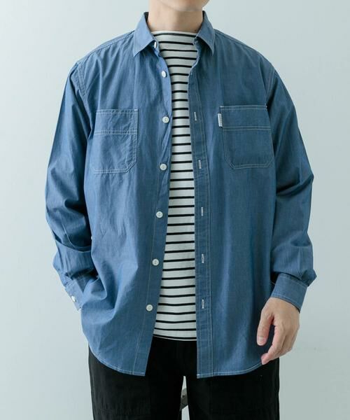 URBAN RESEARCH ITEMS / アーバンリサーチ アイテムズ シャツ・ブラウス | 『別注』GUNGHO×ITEMS　シャンブレーワークシャツ | 詳細1