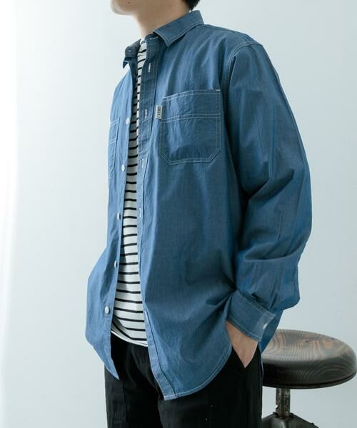 URBAN RESEARCH ITEMS / アーバンリサーチ アイテムズ シャツ・ブラウス | 『別注』GUNGHO×ITEMS　シャンブレーワークシャツ | 詳細3