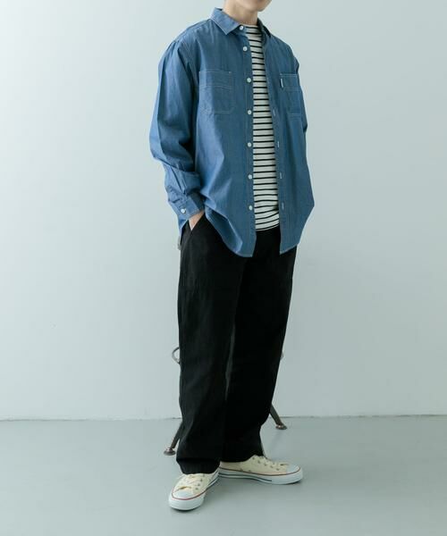 URBAN RESEARCH ITEMS / アーバンリサーチ アイテムズ シャツ・ブラウス | 『別注』GUNGHO×ITEMS　シャンブレーワークシャツ | 詳細4