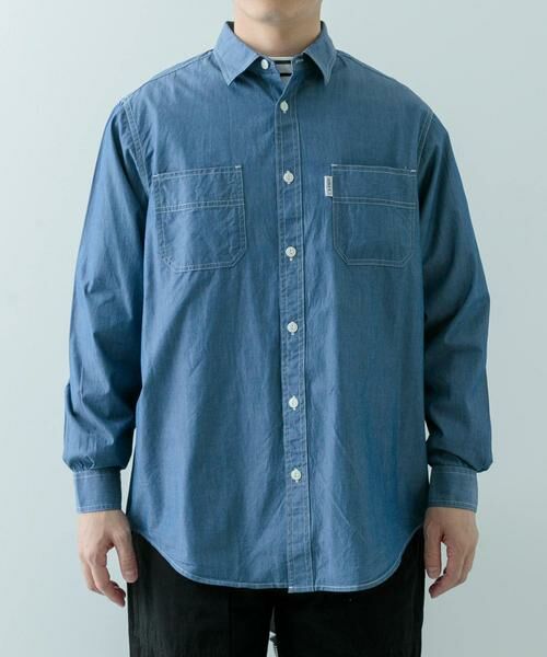 URBAN RESEARCH ITEMS / アーバンリサーチ アイテムズ シャツ・ブラウス | 『別注』GUNGHO×ITEMS　シャンブレーワークシャツ | 詳細5