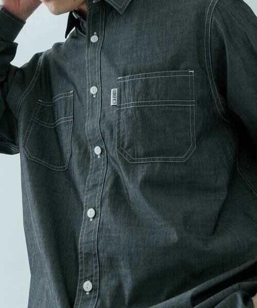 URBAN RESEARCH ITEMS / アーバンリサーチ アイテムズ シャツ・ブラウス | 『別注』GUNGHO×ITEMS　シャンブレーワークシャツ | 詳細13