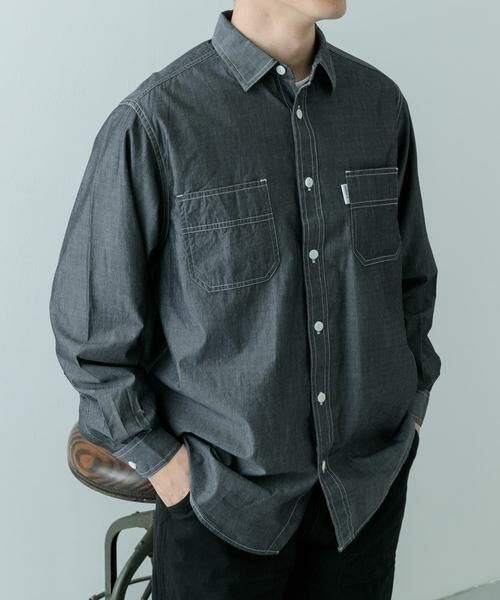 URBAN RESEARCH ITEMS / アーバンリサーチ アイテムズ シャツ・ブラウス | 『別注』GUNGHO×ITEMS　シャンブレーワークシャツ | 詳細15
