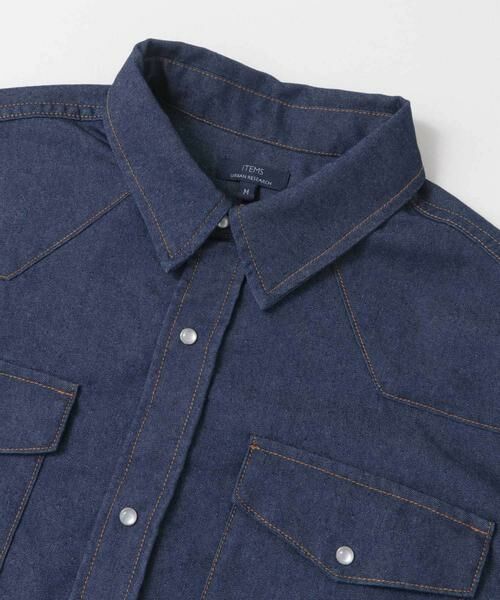 URBAN RESEARCH ITEMS / アーバンリサーチ アイテムズ シャツ・ブラウス | 6.5oz Denim WesternShirts | 詳細11