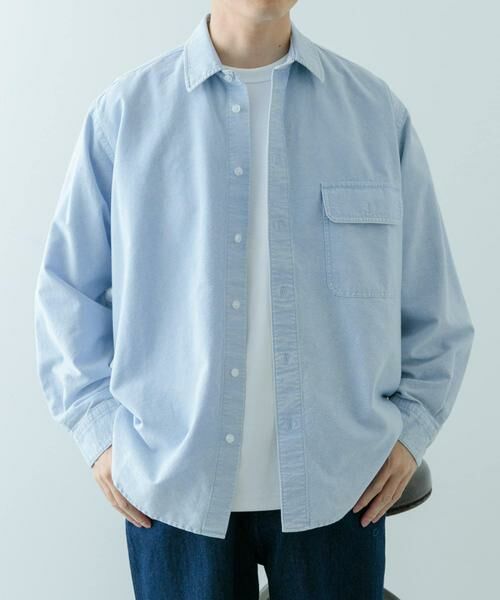 URBAN RESEARCH ITEMS / アーバンリサーチ アイテムズ シャツ・ブラウス | ケミカルウォッシュオックスフォードシャツ | 詳細1