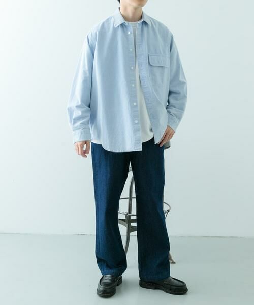 URBAN RESEARCH ITEMS / アーバンリサーチ アイテムズ シャツ・ブラウス | ケミカルウォッシュオックスフォードシャツ | 詳細6
