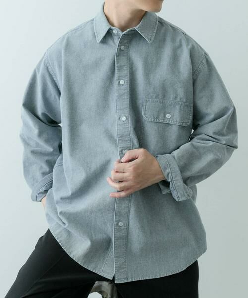 URBAN RESEARCH ITEMS / アーバンリサーチ アイテムズ シャツ・ブラウス | ケミカルウォッシュオックスフォードシャツ | 詳細9