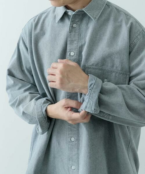 URBAN RESEARCH ITEMS / アーバンリサーチ アイテムズ シャツ・ブラウス | ケミカルウォッシュオックスフォードシャツ | 詳細11