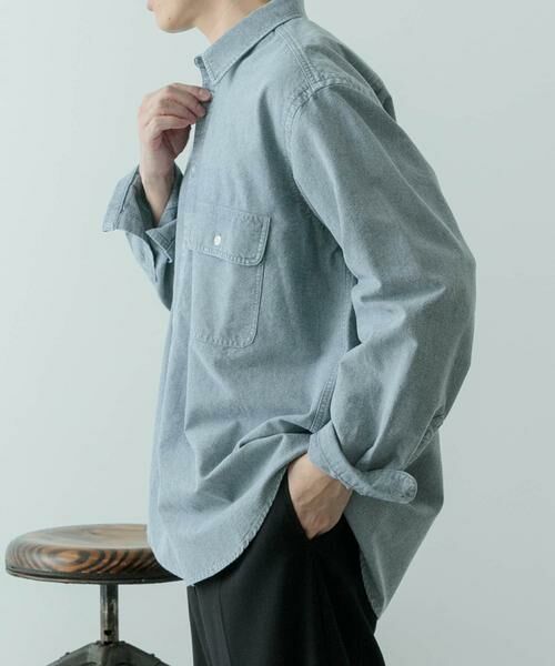 URBAN RESEARCH ITEMS / アーバンリサーチ アイテムズ シャツ・ブラウス | ケミカルウォッシュオックスフォードシャツ | 詳細13