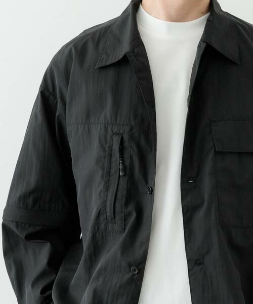 URBAN RESEARCH ITEMS / アーバンリサーチ アイテムズ シャツ・ブラウス | 『セットアップ対応』スーパーライトナイロン2wayシャツ | 詳細1