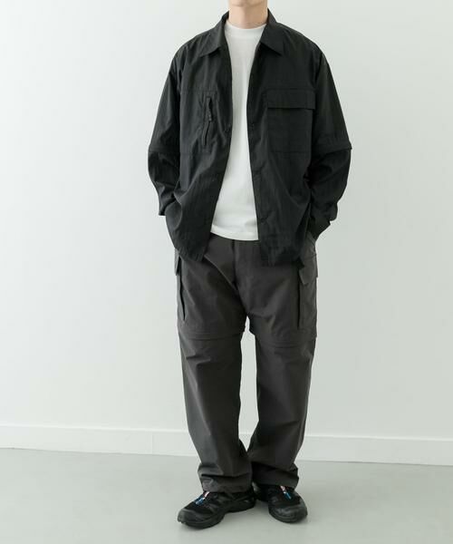 URBAN RESEARCH ITEMS / アーバンリサーチ アイテムズ シャツ・ブラウス | 『セットアップ対応』スーパーライトナイロン2wayシャツ | 詳細3