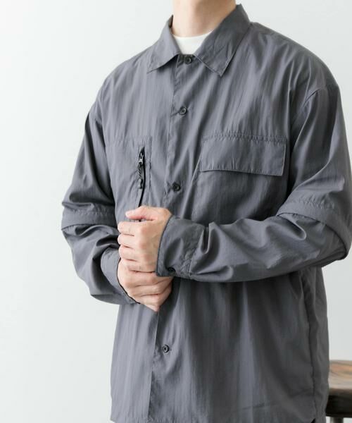 URBAN RESEARCH ITEMS / アーバンリサーチ アイテムズ シャツ・ブラウス | 『セットアップ対応』スーパーライトナイロン2wayシャツ | 詳細16