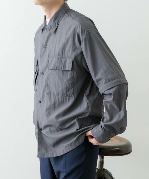 URBAN RESEARCH ITEMS / アーバンリサーチ アイテムズ シャツ・ブラウス | 『セットアップ対応』スーパーライトナイロン2wayシャツ | 詳細17