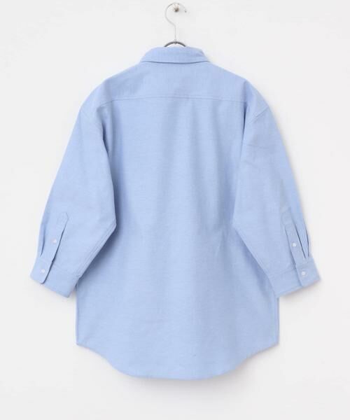 URBAN RESEARCH ITEMS / アーバンリサーチ アイテムズ シャツ・ブラウス | ニットポケット切替オックス7分袖シャツ | 詳細8