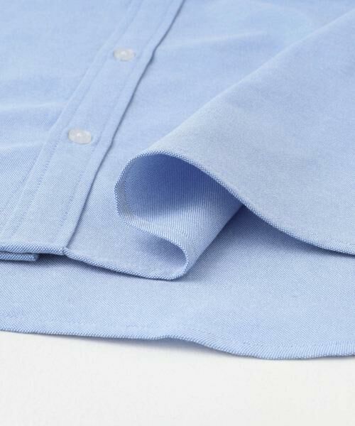 URBAN RESEARCH ITEMS / アーバンリサーチ アイテムズ シャツ・ブラウス | ニットポケット切替オックス7分袖シャツ | 詳細9