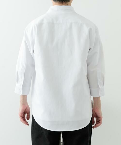 URBAN RESEARCH ITEMS / アーバンリサーチ アイテムズ シャツ・ブラウス | ニットポケット切替オックス7分袖シャツ | 詳細21