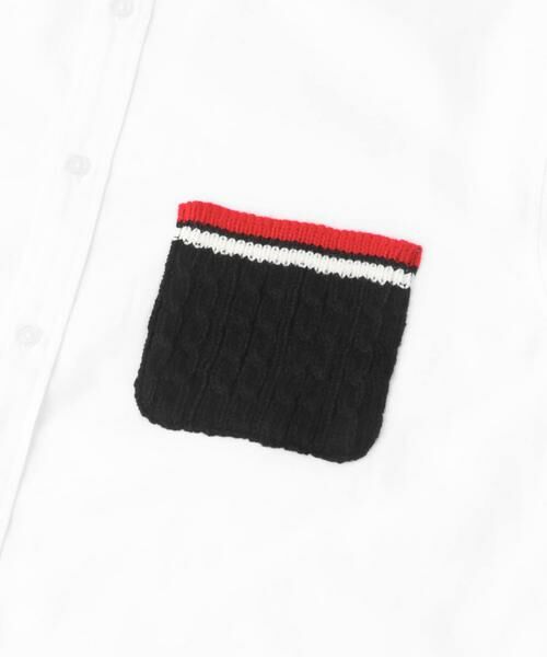 URBAN RESEARCH ITEMS / アーバンリサーチ アイテムズ シャツ・ブラウス | ニットポケット切替オックス7分袖シャツ | 詳細23