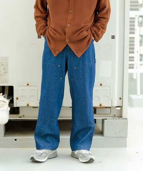 URBAN RESEARCH ITEMS/アーバンリサーチ アイテムズ ダブルニー コットンワークパンツ ブルー系その他 M