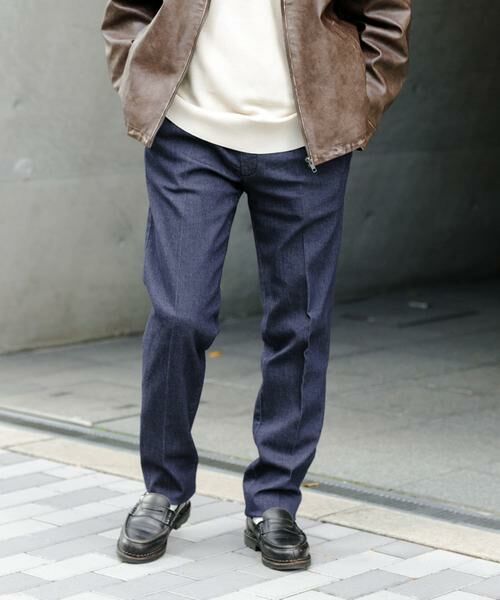URBAN RESEARCH ITEMS / アーバンリサーチ アイテムズ デニムパンツ | 1-tuck テーパード デニムスラックス | 詳細6