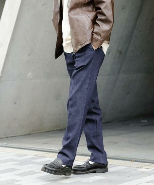 URBAN RESEARCH ITEMS / アーバンリサーチ アイテムズ デニムパンツ | 1-tuck テーパード デニムスラックス | 詳細7