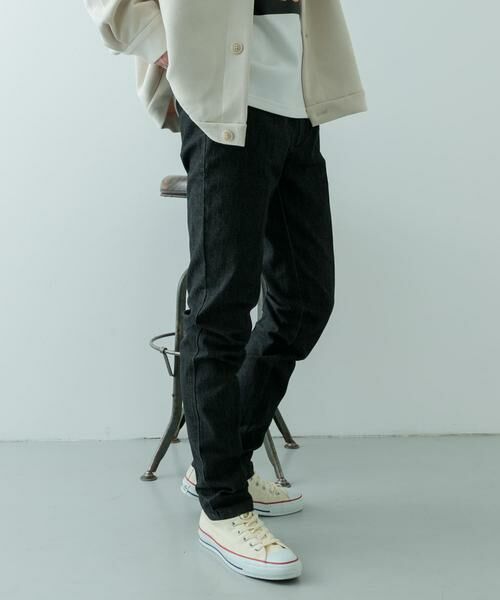 URBAN RESEARCH ITEMS / アーバンリサーチ アイテムズ デニムパンツ | 1-tuck テーパード デニムスラックス | 詳細20