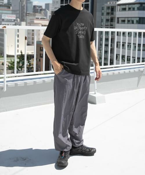 URBAN RESEARCH ITEMS / アーバンリサーチ アイテムズ その他パンツ | 『撥水/イージーケア/接触冷感/UVカット』ナイロン イージー ジョグパンツ | 詳細26