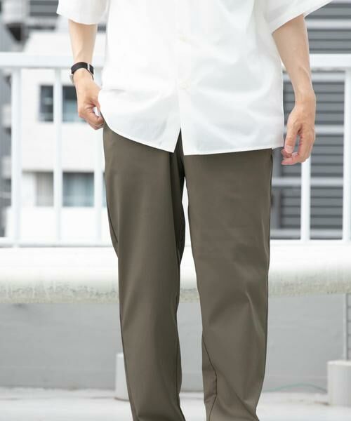 URBAN RESEARCH ITEMS / アーバンリサーチ アイテムズ その他パンツ | 『セットアップ対応』マシンウォッシャブルピケテーパードパンツ | 詳細1