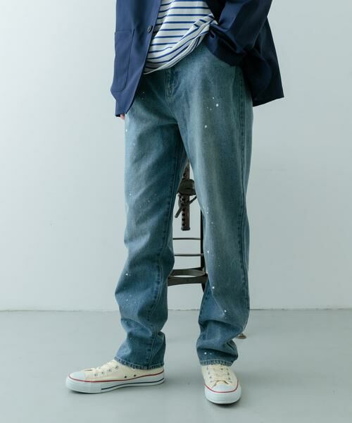 URBAN RESEARCH ITEMS / アーバンリサーチ アイテムズ デニムパンツ | 11oz PAINT STRAIGHT DENIM | 詳細1