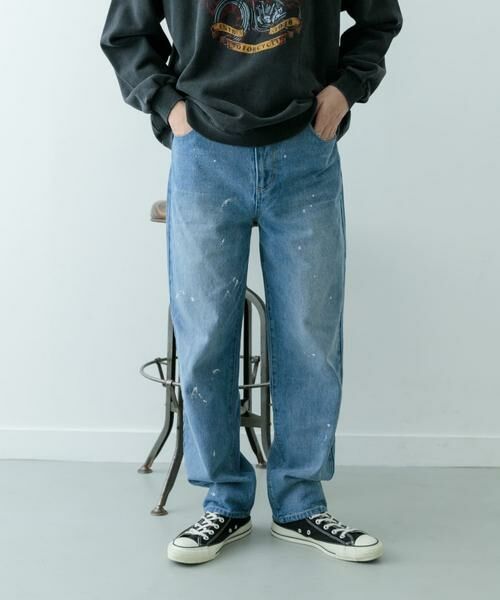 URBAN RESEARCH ITEMS / アーバンリサーチ アイテムズ デニムパンツ | 11oz PAINT STRAIGHT DENIM | 詳細9