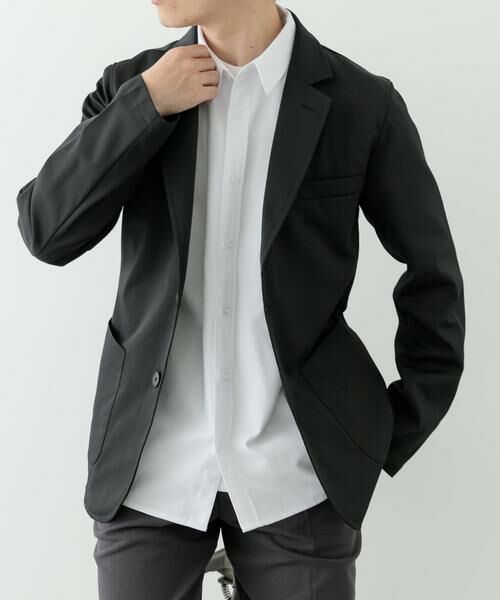 URBAN RESEARCH ITEMS / アーバンリサーチ アイテムズ その他アウター | 『セットアップ対応』マシンウォッシャブルピケテーラードジャケット | 詳細22