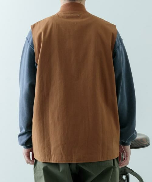 URBAN RESEARCH ITEMS / アーバンリサーチ アイテムズ ベスト | ジップアップ コットンワークベスト | 詳細6