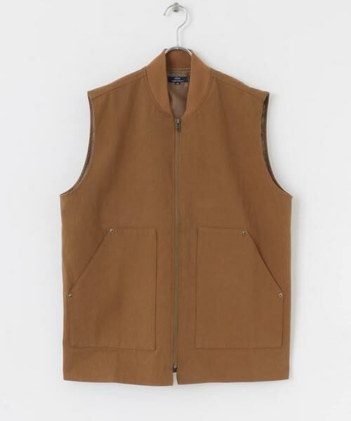 URBAN RESEARCH ITEMS / アーバンリサーチ アイテムズ ベスト | ジップアップ コットンワークベスト | 詳細7