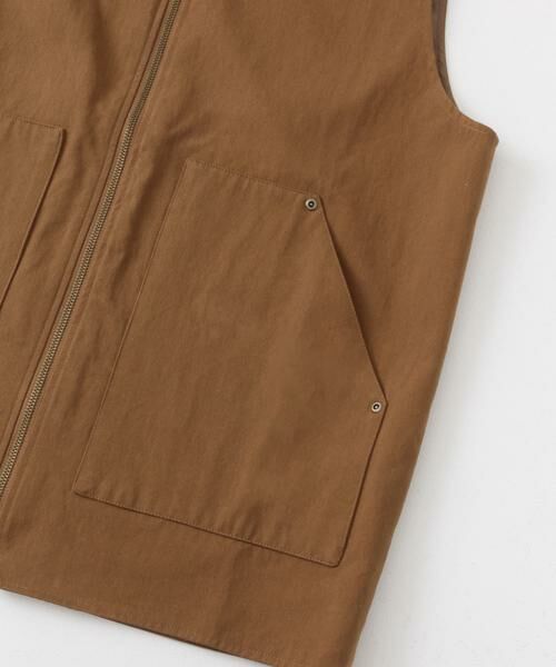 URBAN RESEARCH ITEMS / アーバンリサーチ アイテムズ ベスト | ジップアップ コットンワークベスト | 詳細8