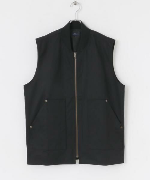 URBAN RESEARCH ITEMS / アーバンリサーチ アイテムズ ベスト | ジップアップ コットンワークベスト | 詳細26