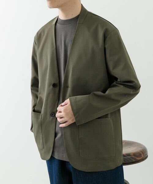 URBAN RESEARCH ITEMS / アーバンリサーチ アイテムズ その他アウター | 『セットアップ対応』マシンウォッシャブルピケノーラペルジャケット | 詳細2