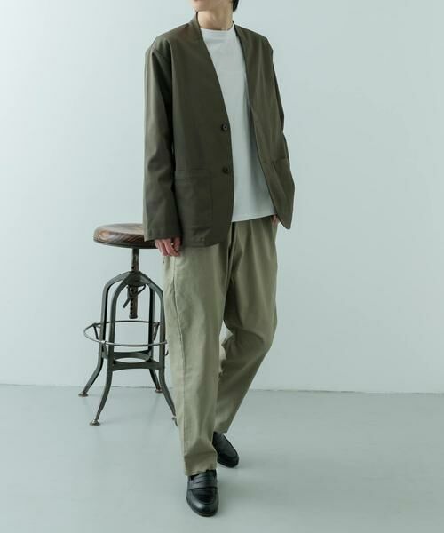 URBAN RESEARCH ITEMS / アーバンリサーチ アイテムズ その他アウター | 『セットアップ対応』マシンウォッシャブルピケノーラペルジャケット | 詳細8