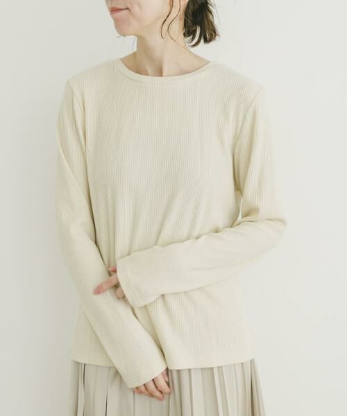 URBAN RESEARCH ITEMS / アーバンリサーチ アイテムズ Tシャツ | リブクルーネックカットソー | 詳細8