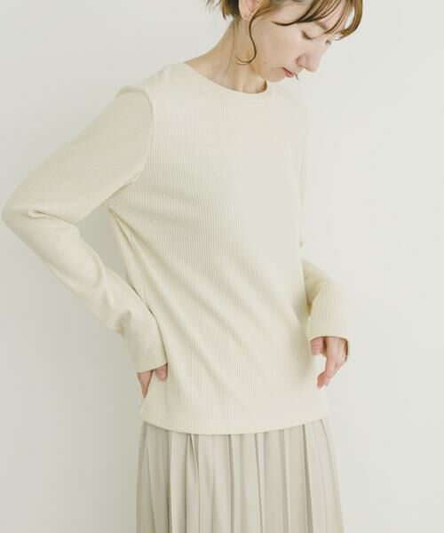 URBAN RESEARCH ITEMS / アーバンリサーチ アイテムズ Tシャツ | リブクルーネックカットソー | 詳細9